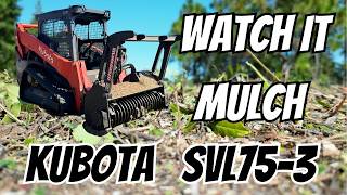 Mulching with the Kubota SVL75-3