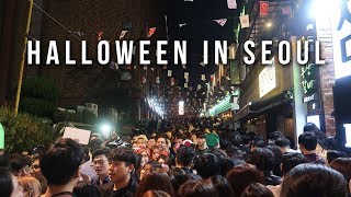 Celebrating Halloween in Seoul South Korea Itaewon - vlog #005