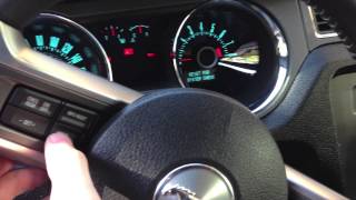 HOW TO:  Reset Ford Mustang Oil Service Light / Indicator (Easy DIY) 2011, 2012, 2013