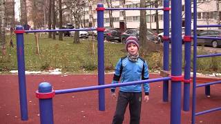 Офицерский выход силой на турнике. Officer muscleup.