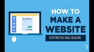 How to build a website for free no skill required