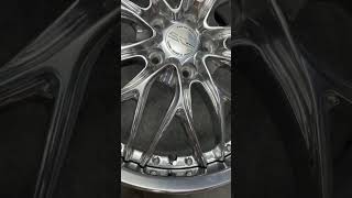 Bright silver, glittering wheels  #carwheels #carpart #custom #spokewheels #luxury #carparts