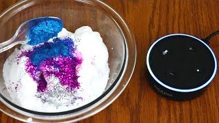 Alexa Picks My Slime Ingredients! Making Slime with Alexa