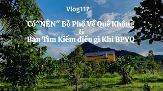 #117| Câu Chuyện Không hồi kết "Có nên Bỏ Phố về Quê không? & Bạn Tìm kiếm điều gì khi BPVQ?