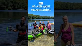 Did You know these Elderly Woman Group in America is Removing Trash from Underwater Ponds