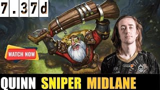 🤯QUINN [SNIPER] MID 7.37D - DOTA 2 HIGHEST MMR MATCH #dota2  #dota2gameplay #quinn