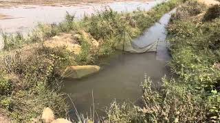 Open water for my rice field on dry season