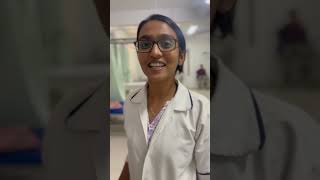 Day in life of a Physiotherapy intern in India 🇮🇳 #bptstudent #doctor #physiotherapist #minivlog