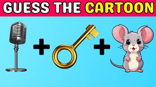 Guess The Cartoon by Emoji in 5 Seconds 🔍🎯 || Guessing Character By Emoji Challenge🌟