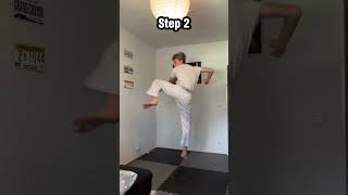 JUMPING Spinning hook kick TUTORIAL🥋#shorts #martialarts