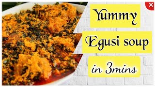 How to cook PARTY style EGUSI soup//Egg style Egusi soup//Nigerian cuisine