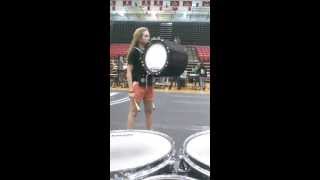 Ozark high school drumline 2013 Tenor cam