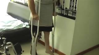 donnas cold steel and warm heart ( polio  leg braces, paralysed legs,  crutch walking)