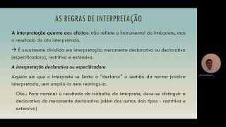 Hermenêutica e técnicas de interpretação 2ª parte