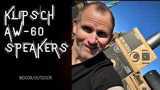 klipsch aw-650 outdoor speakers unboxing 2022