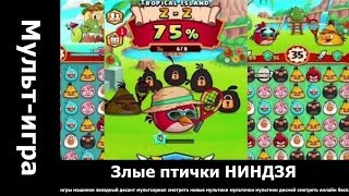 Злые птички НИНДЗЯ!.. детские мультфильмы смотреть онлайн бесплатно.