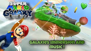 DIVE INTO THE MOST KNOWN GALAXIES OF THE SUPER MARIO GALAXY GAME! (PART 1) - music and visuals