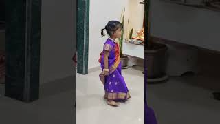 Kaavaalaa song | baby girl dance in saree #ytshorts #youtubeshorts #kaavaalaa #dance #music