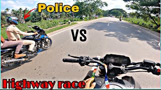 Crops 👮‍♀️ Vs Biker | He Wants To Race😱 |Crazy Highway Race 🚀