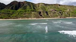 Windsurfing Diamond Head Oahu & Maui Drone ¦ Go Pro 4K