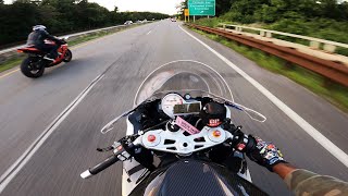 TAKING A COUPLE SUBSCRIBERS ON A RIDE FROM NYC TO UPSTATE NY | (BMW S1000RR, YAMAHA R1, HONDA 929RR)