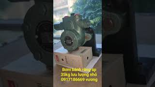 Máy bơm bánh răng áp cao SV lên tới 35kg/cm2 bơm dầu cho lò đốt cần lưu lượng nhỏ