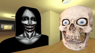 Kuchisake Onna And 💀 Skull Nextbot Gmod