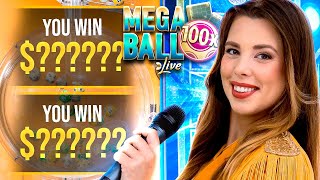 I WENT FOR THE BIGGEST WINS ON MEGA BALL!