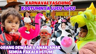 DARI BAYI SAMPAI TUA SEMUA PAKAI KOSTUM DI KARNAVAL FASCHING