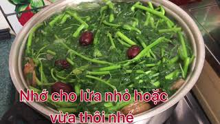 Đừng bỏ công già của rau xà lách xoong mà hãy nấu canh / hai cách chế biến rau xà lách xoong