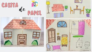 CASITA DE PAPEL ORIGAMI PARA JUGAR - Manualidad fácil