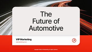 This is Where Automotive Is Headed. Will You Be Ready?