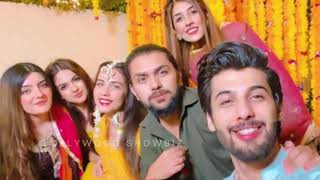 Ayesha Baig mayon ceremony shahveer jafry wedds with ayesha baig