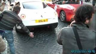 Epic rev battle: 3x Ferrari 599 GTO, 2x Scuderias, Scuderia 16M - 1000 Miglia 2011 - 1080p