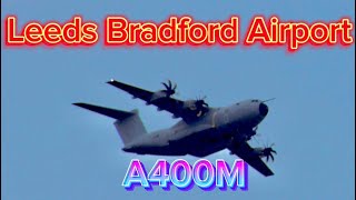 A400M Atlas ZM416 RAF Training at Leeds Bradford