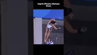 Beautiful Olympic Diver Ingrid Oliveira #shorts