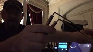 Ohio Paranormal Group at Prospect Place Trinway, Ohio. Using Dowsing Rods the first time. Video # 2