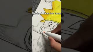 One drawing, but in 4 different styles Naruto | Part 1 | #shorts #drawing