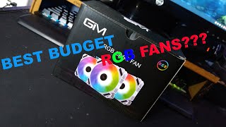 BUDGET RGB PC FANS | GIM RGB Fan Review