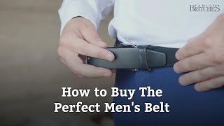 How to Buy The Perfect Men's Belt