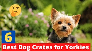 6 Best Dog Crates for Yorkshire Terriers