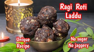 "Ragi Roti Laddu with Flaxseeds & Dry Fruits"  | No Sugar