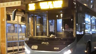 (Special de Ziua Mea) Autobuzul Otokar Kent C12 #6634 (385) Parasind Terminalul "P-ța Sf Vineri"