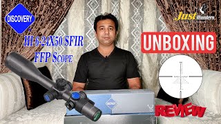 Discovery Optics HI 6-24X50 SFIR FFP Scope New Model 2020 Unboxing and Review