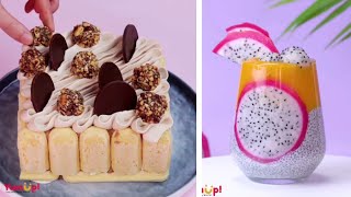 easy dragon fruit dessert 🌈🌈🍨🎂🌈🎂🌈🎂🌈cake it love 🎂🌈