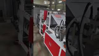 Two rows plastic bag making machine