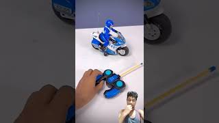 Remote control Police Bike VS Police Bike#Shorts​#ruhul​#Rccar​