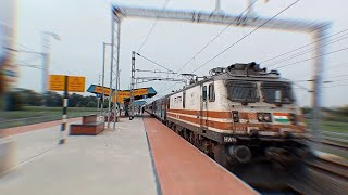 WAP-7 Loco Agra Cantt+ Patna Jan Shatabdi+Kumbh NJP Shatabdi Express Attack (ER) Indian Railways