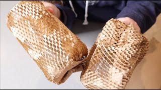 Honeycomb Packing Paper Review | 5" x 200ft with 20 Fragile Stickers Shipping & Moving Supplies