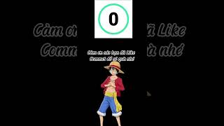 Bạn thích Nobita hay Luffy